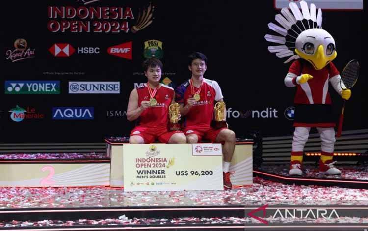 Liang/Wang Bawa China Raih 4 Gelar di Indonesia Open 2024