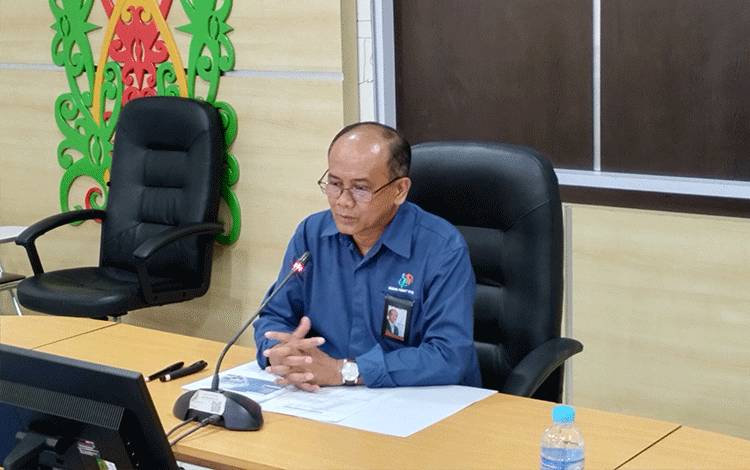 Kepala Badan Pusat Statistik atau BPS Provinsi Kalteng, Eko Marsoro.(FOTO: TESTI PRISCILLA)