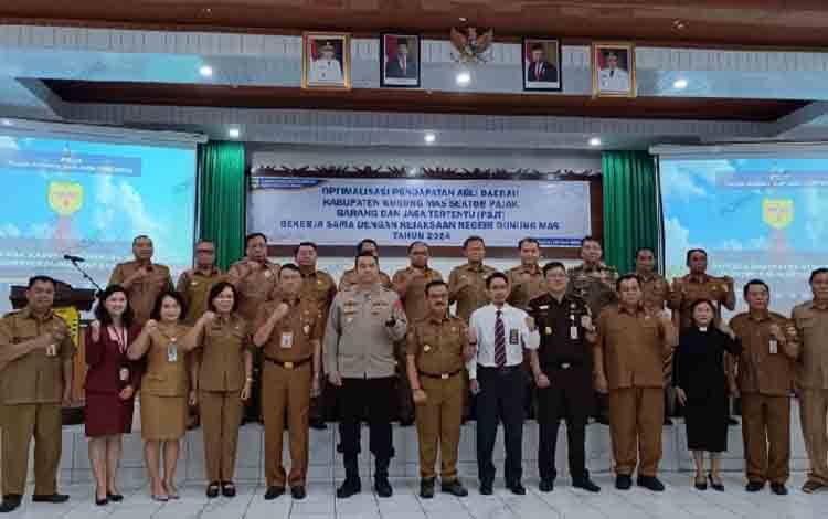Pemkab Gunung Mas Gelar Optimalisasi Pendapatan Daerah Sektor PBJT