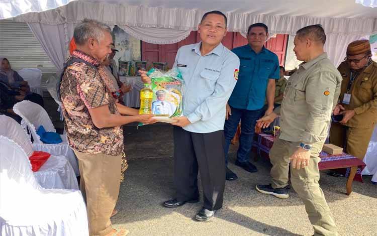 Kecamatan Seruyan Hilir Kebagian 550 Paket Sembako Pemprov Kalteng