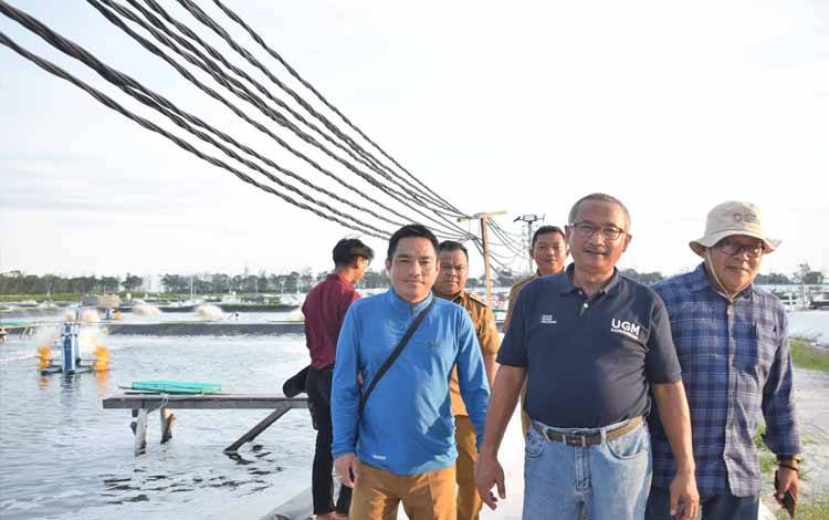 Tim UGM Yogyakarta Cek Shrimp Estate Kalteng, ini Tujuannya