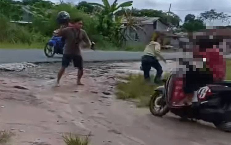 Polresta Palangka Raya Amankan Pelaku Penipuan Elpiji dan Pengancaman Menggunakan Sajam