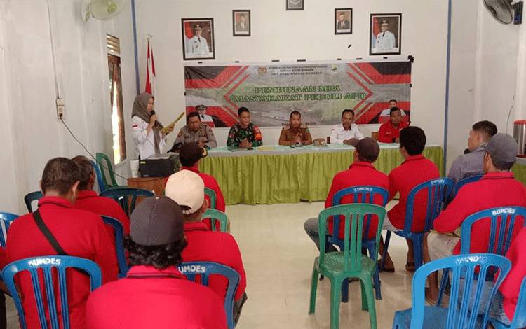 MPA Desa Pulau Kaladan Ikuti Kegiatan Pembinaan Penanggulangan Karhutla