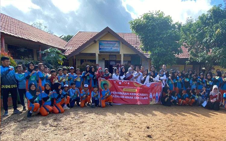 Puskesmas Telaga Pulang Gelar Pembinaan Kebugaran Jasmani untuk Anak Sekolah Dasar