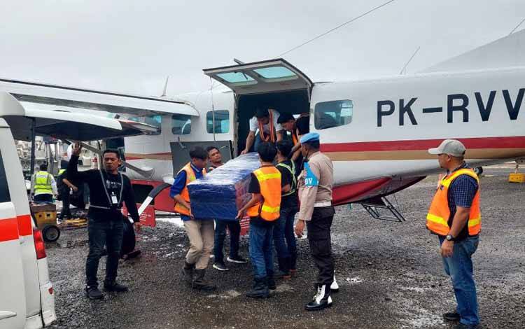 Jenazah Korban Penembakan KKB Dievakuasi ke Timika