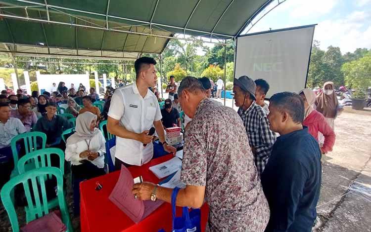 Dinas Perkimtan Barito Utara Sosialisasi Harga Ganti Kerugian Pelebaran Jalan Nasional