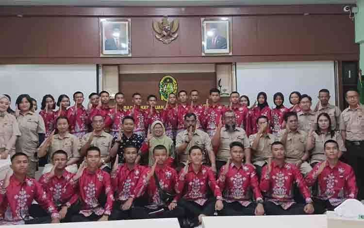 Rombongan Purna Paskibraka Kapuas tahun 2023 melakukan kaji banding ke DPPI Kota Yogyakarta, Kamis, 13 Juni 2024. (FOTO: IST)