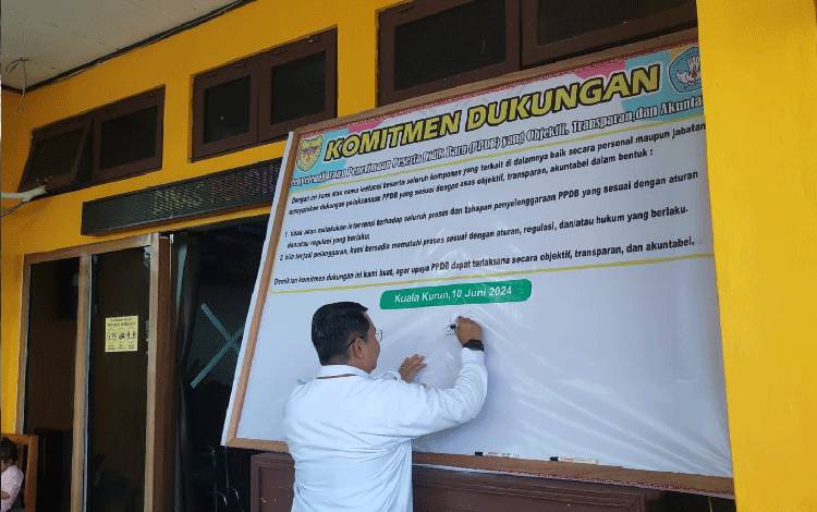 Ini Isi Komitmen Dukungan Penyelenggaraan PPDB di Gunung Mas