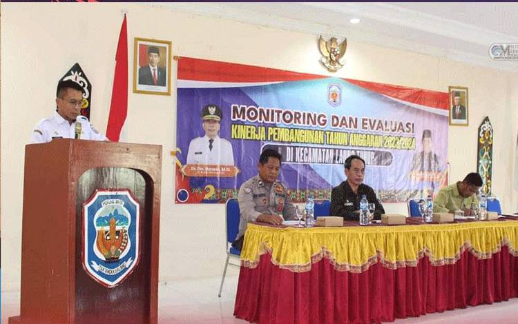 Pj Bupati Murung Raya?Monev Kinerja Pembangunan di Laung Tuhup