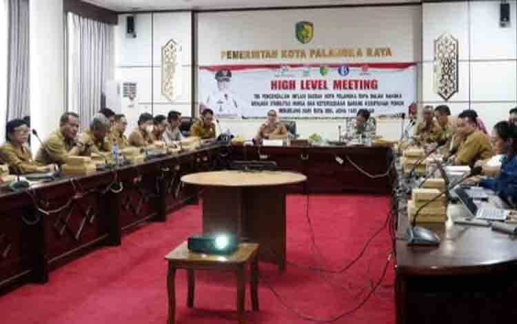 Pemko Palangka Raya Susun Inovasi Pengendalian Inflasi Jelang Iduladha