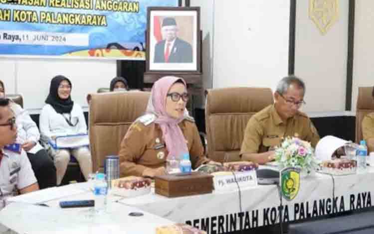 Pj Wali Kota Palangka Raya Minta OPD Percepat Serapan APBD 2024