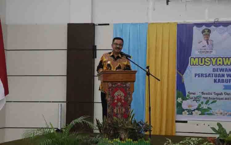 Pj Bupati Gunung Mas Berharap PWKI Tingkatkan Kedudukan dan Peran Perempuan