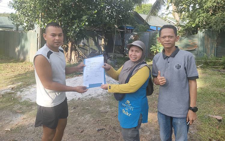 Batalyon Infanteri 631 Antang Menerima Hewan Kurban dari H Abdul Rasyid AS
