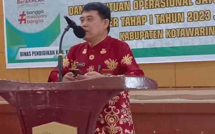 Disdik Kotim: Guru dan Kepsek yang Terbukti Pungli PPDB Akan Dipecat