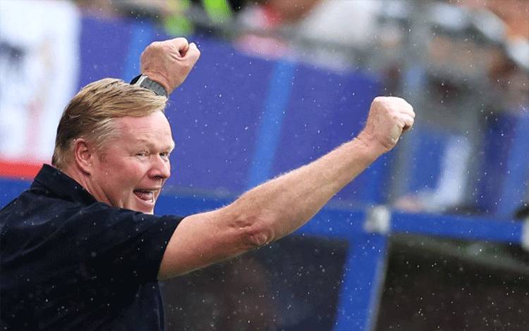 Pelatih Belanda Ronald Koeman. ANTARA/AFP/RONNY HARTMANN
