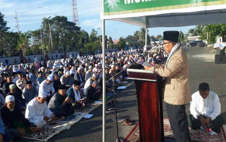 Begini Isi Khotbah Salat Idul Adha 1445 H di Kawasan Stadion Panunjung Tarung Kapuas