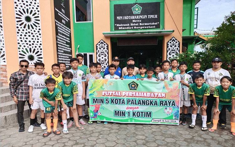 MIN 5 Palangka Raya Tanding Persahabatan ke MIN 1 Kotim