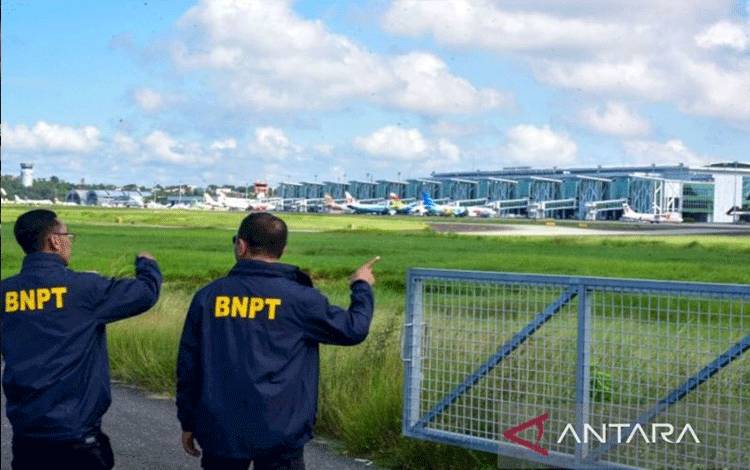 BNPT Perkuat Sistem Pengamanan Bandara Sepinggan Sambut HUT RI di IKN