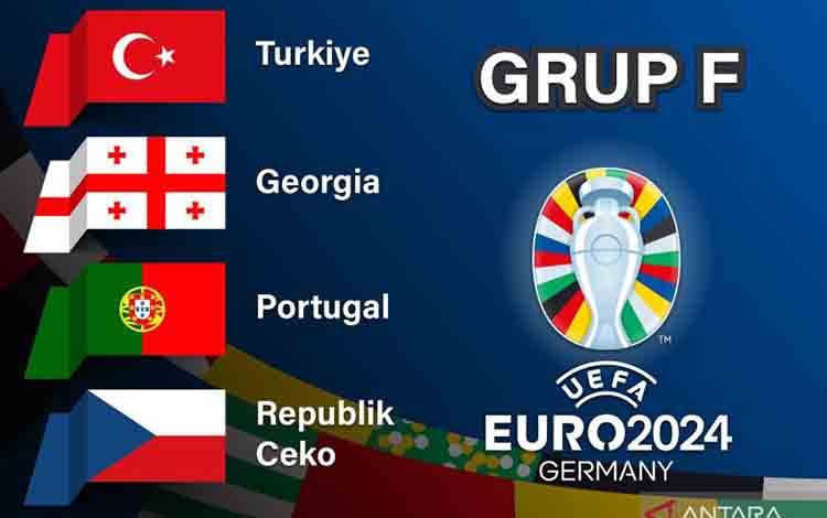 Peserta Grup F Piala Eropa 2024. (ANTARA/Dasri/Nurul)