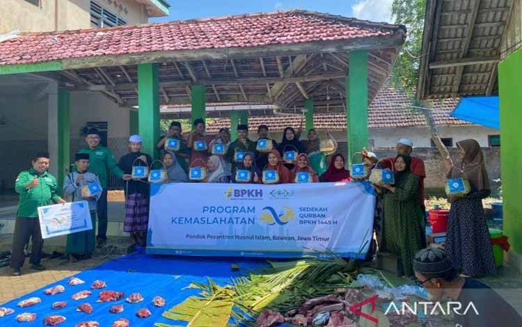 LAZISNU Salurkan Kurban untuk Penyintas di Indonesia dan Palestina