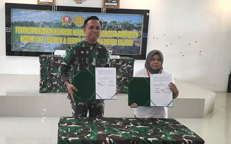 Dandim 1012 Buntok Sebut Pekerjaan Optimalisasi Lahan Rawa Capai 60 Persen