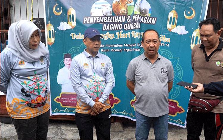 DLH Kalteng Berbagi Berkah Iduladha 1445H