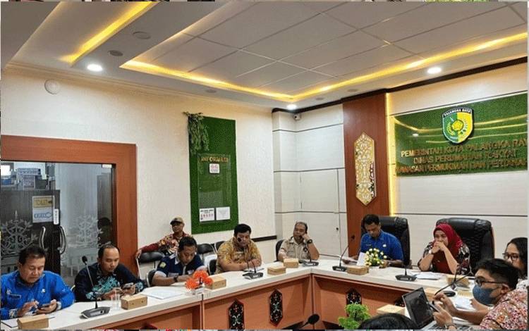 Disperkimtan Palangka Raya Rapat soal Tapal Batas Kelurahan