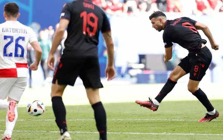 Kroasia Ditahan Imbang 2-2 oleh Albania