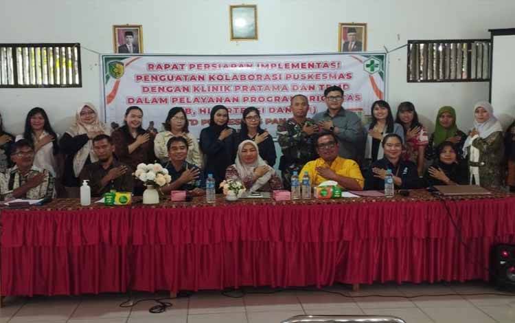 Kelurahan Panarung Rapat Persiapan Implementasi Kolaborasi Puskesmas dengan Klinik Pratama dan TPMD