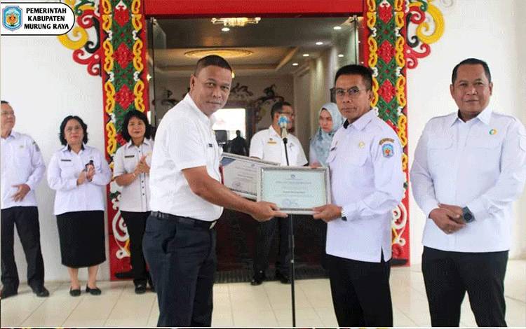 Pj Bupati Murung Raya Pimpin Apel Gabungan, ini yang Disampaikan