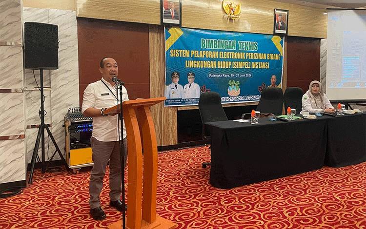 DLH Kalteng Harap Bimtek Perkuat Kemampuan Aparatur Kelola Aplikasi SIMPEL