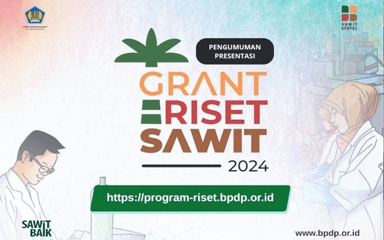 Pengumuman presentasi GRS 2024 BPDPKS.(FOTO: Rilis BPDPKS)