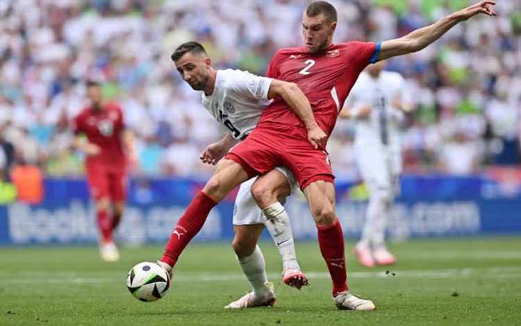 Gol Dramatis Jovic Paksa Laga Slovenia vs Serbia Berakhir Imbang 1-1