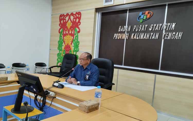 Kepala BPS?Kalteng, Eko Marsoro.(FOTO: TESTI PRISCILLA)