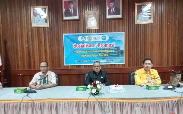 Pj Sekda Seruyan Hadiri Sosialisasi Program Pascasarjana UPR