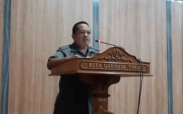 Penyampaian laporan hasil rapat kerja gabungan DPRD Kotim tentang Ranperda APBD tahun anggaran 2023, Jumat, 21 Juni 2024. (FOTO: DEWIP)
