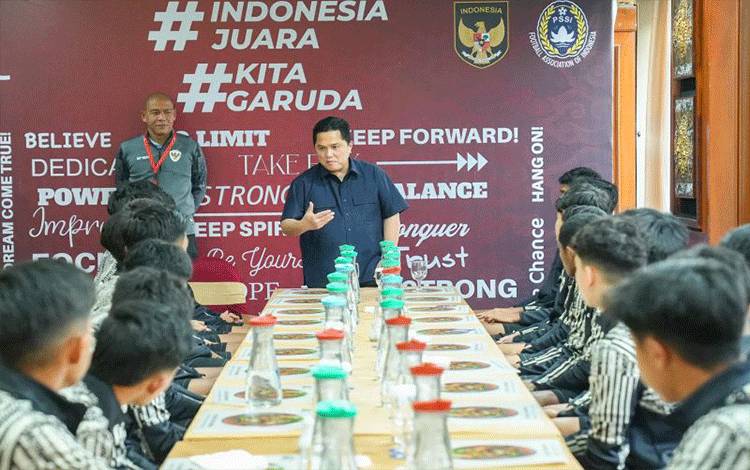 Ketum PSSI Sanjung Kekuatan Fisik dan Mental Skuad Garuda Muda