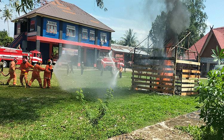 Ini Upaya Satpol-PP dan Damkar Barsel Tingkatkan Kemampuan dan Disiplin Anggota