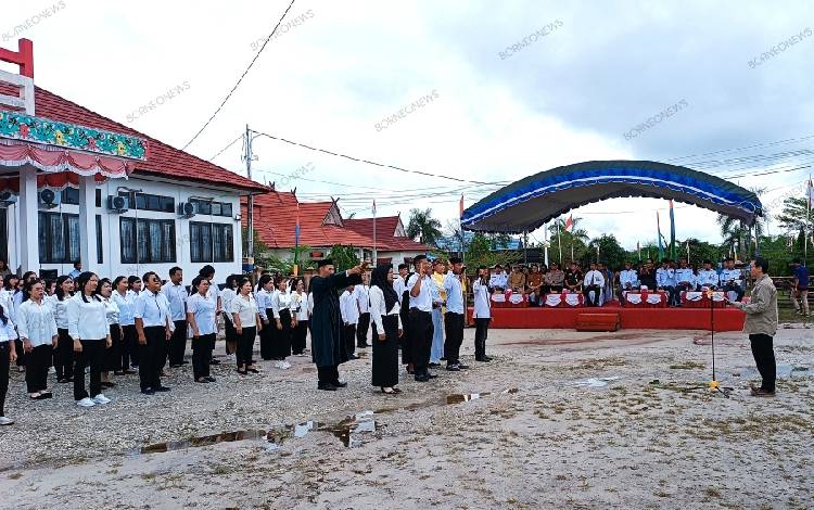 320 Pantarlih di Kabupaten Gunung Mas Dilantik