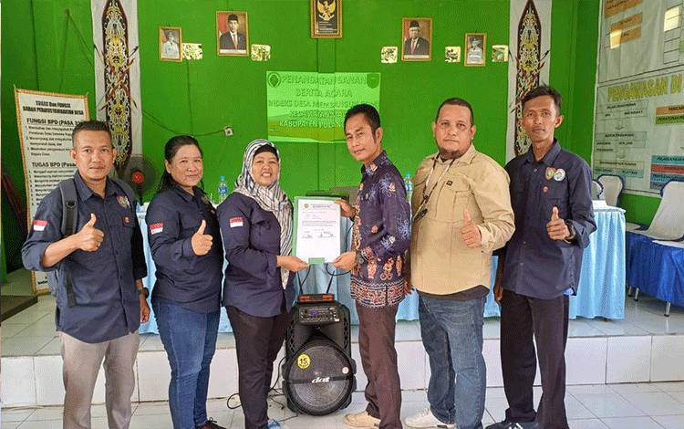 Dua Desa di Pulang Pisau Naik Status Menjadi Desa Mandiri