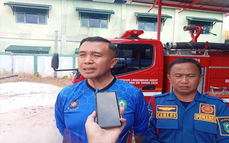 Wim RK Benung Kepala Dinas Disdamkarmat Kotim. (FOTO: BUDDI)