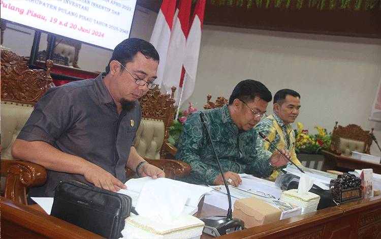 DPRD Pulang Pisau Gelar Rapat Gabungan Komisi Bahas Tiga Raperda ini