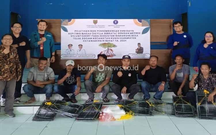 Masyarakat Antusias Pengembangan Budidaya Kepiting Bakau Bogam