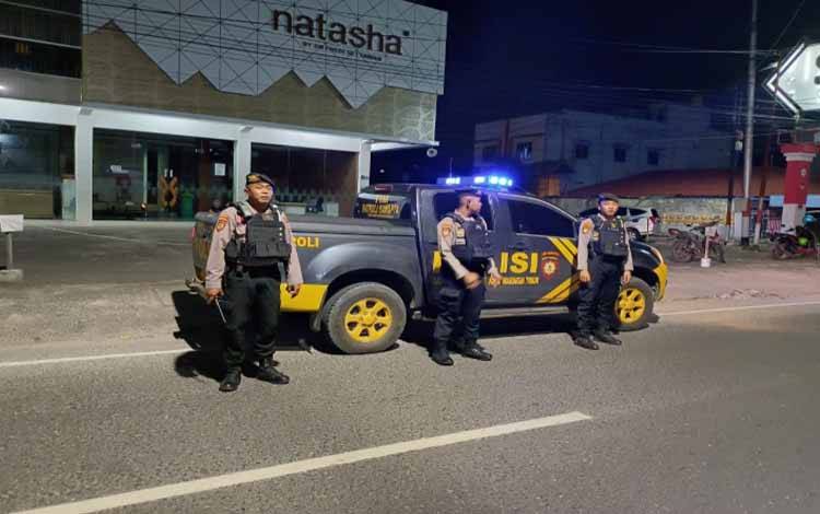 Samapta Polres Kotim Patroli Rutin untuk Cegah Gangguan Kamtibmas