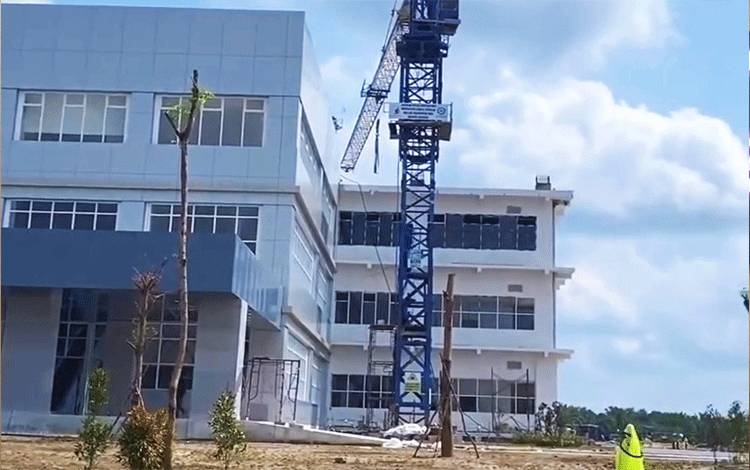 Pembangunan Rumah Sakit Umum Daerah (RSUD) Hanau Kalteng. (FOTO: UPT RSUD HANAU)