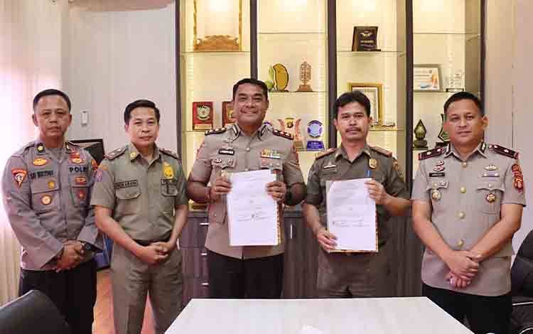 Satpol PP dan Polres Barito Timur Buat Perjanjian Kerja Sama Penegakan Hukum?