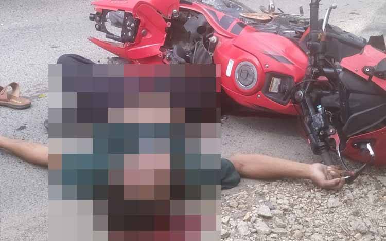 Pengendara Motor Tewas di Jalan Lintas Tumbang Samba