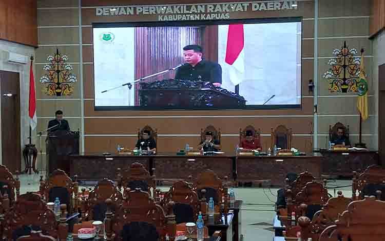 DPRD Kapuas Gelar Rapat Paripurna terkait Raperda Pertanggungjawaban APBD 2023