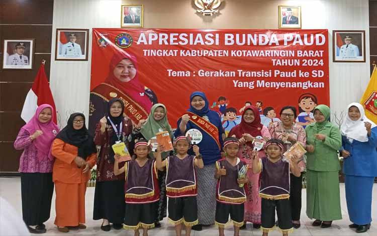 Dorong Gerakan Masuk SD yang Menyenangkan Lewat Apresiasi Bunda PAUD Kobar