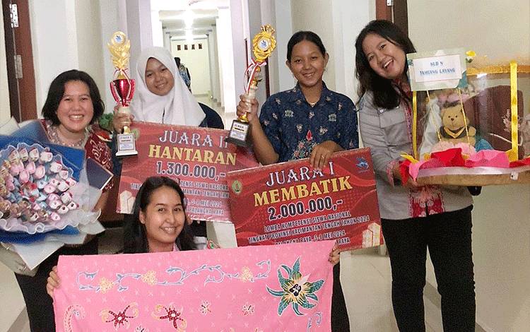 Siswa Berkebutuhan Khusus dari Barito Timur Melaju ke Lomba Membatik Tingkat Nasional